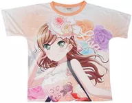 Lisa Imai T-Shirt Full Color Free Size "bAng Dream! Roselia Only Live Flamme / Wasser"