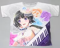 Rinko Shirokane T-Shirt Full Color Free Size "bAng Dream! Roselia Only Live Flamme / Wasser"