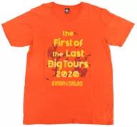稲葉浩志＆スティーヴィー・サラス Tシャツ(ハードヴィンテージ加工) レッド XSサイズ 「INABA/SALAS “the First of the Last Big Tours 2020”」 B’z the Store限定
