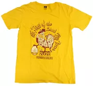 稲葉浩志＆スティーヴィー・サラス Tシャツ(ヴィンテージ加工) イエロー Lサイズ 「INABA/SALAS “the First of the Last Big Tours 2020”」 B’z the Store限定