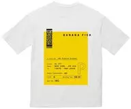Ticket Big Silhouette T-Shirt White Unisex L size "BANANA FISH"