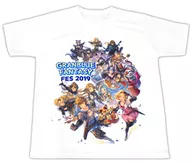 Gathered T-Shirt White L Size "GRANBLUE FANTA-Grand Blue Fantasy - Grable Fes 2019"