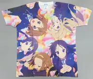 放課後ティータイム フルグラフィックTシャツ ホワイト Mサイズ 「けいおん!!」 TBS ishop限定グッズ