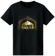 Snow halation 箔プリントTシャツ ブラック メンズLサイズ 「ラブライブ!」