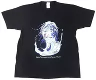 谷山紀章×pet コラボTシャツA ブラック Lサイズ 「谷山紀章の明日もがんばります!」 ヴィレッジヴァンガード限定コラボグッズ