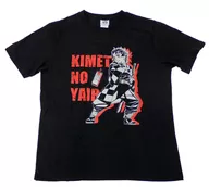 A Pattern (Tanjiro Kamado) Bottle T-Shirt Black One Size Fits All "Demon Slayer: Kimetsu no Yaiba"