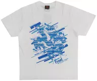 集合 コラボTシャツ ホワイト Sサイズ 「Free!」 20th Anniversary Live ランティス祭り2019 A・R・I・G・A・T・O ANISONGグッズ