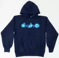 Gen Hoshino FUCKYOU Hoodie (parka) navy blue S size "Gen Hoshino x Okuboryu x Tokyo Culchart by BEAMS" collaboration goods 2nd edition.