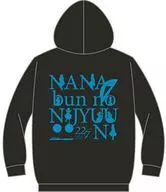 Logo Zip Hoodie Black XL Size "22/7 (ナナブンノニジュウニ)"