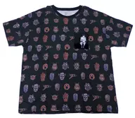 マスクパターン コラボレーションビッグシルエットTシャツ 107スミクロ ユニセックスLサイズ 「ドロヘドロ × グラニフ(graniph)」