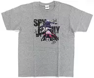 Gathered T-Shirt Gray L Size "SPY×FAMILY" Jigokuraku & SPY×FAMILY Fair Goods