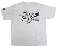 B’z ロゴ入りTシャツ グレー フリーサイズ 「CD BIG MACHINE」 B’zDAY抽選会 アラクレ賞