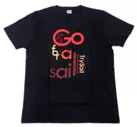 TrySail T-Shirt Black XXL size "LAWSON presents TrySail 5th Anniversary Live" Go for a Sail "" TrySail OFFICIAL STORE limited