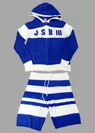 Third generation J SOUL BROTHERS Hoodie & Panties Blue x White L Size HOME GOODS Exile Tribe STATION ONLINE order-only