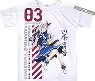 Shijō 貴音 Full Color T-shirt Infinite Sky ver. Full color L size "Idol japonés Master MILLION LIVE! Shea Tar Days 3 th anniversary shop in animate" Order production only