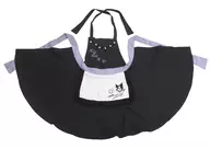 Black-colored Stylish Aprons Black Free Size "Onegai My Melody"