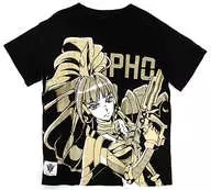 サンジェルマン キャラクターTシャツ ブラック Lサイズ 「戦姫絶唱シンフォギアAXZ シンフォギアライブ2018」