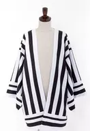 Chaqueta ligera de 芭内 pequeño negro italiano, negro x blanco, tamaño libre "Kimetsu no Yaiba"
