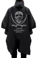 Lagoon Company Rain Poncho Black "Black Lagoon"