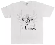 [Item Individual] Mode Dive T-shirt White L Size "PS4/Switch Soft White Steel X THE OUT OF GUNVOLT Gamers Limited Edition" Bônus especial incluído