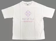 NiziU Tシャツ ホワイト Lサイズ 「Make you Happy」 リリース記念グッズ