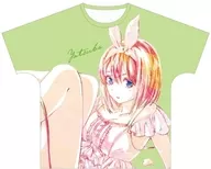 中野四葉 Ani-Art フルグラフィックTシャツ vol.2 グリーン ユニセックスMサイズ 「五等分の花嫁」