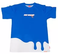 Girl (INK YOU UP) T-shirt blue S size "Splatoon" Nintendo Tokyo goods