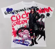 Berserker / Cu Houlin [Horta] Full Graphic T-shirt White Large Size "Fate/Grand Order" C93 Lawson International exposição Center Ekimae e Loppi / HMV Limited Apenas