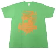Gathered T-Shirt Green M Size "Chicansoman"