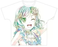 氷川日菜 Ani-Art フルグラフィックTシャツ vol.3 ホワイト×グリーン ユニセックスXLサイズ 「BanG Dream! ガールズバンドパーティ!」