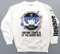 Soraru Big Sweatshirt White Ladies M Size "Soraru x Shimamura 2nd"