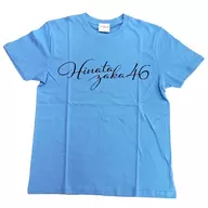 Hi Mukozaka 46 Hinatasaku T-shirt Sky Blue M size "1st album 『 Hinatasaku 』"