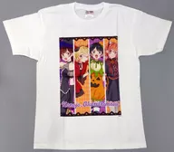 集合(ハロウィンver.) フルカラーTシャツ ホワイト 「彼女、お借りします in ソフマップ」 アニメガ限定