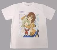 [Single Item] Tateishi Shima & IRIZAKI MEI Original T-Shirts White L Size "Blu-ray/DVD Theater Version High School Fleet Sofmap Limited Set" Special Bonus Included