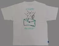 ORβIT バックプリントTシャツ to EaRTH Letter(Big SIZE) ホワイト Lサイズ 「SPACESHIP」