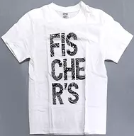 Fischer's Fisherman's T-shirt White M size "I tried making a pirate ship in Zepp www"