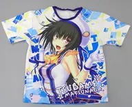松永燕 フルグラフィックTシャツ ホワイト×ブルー フリーサイズ 「真剣で私に恋しなさい!S」 みなとそふと10周年記念イベント みなと魂グッズ
