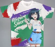三船栞子(ペインタースタイル) ペイントTシャツ ホワイト フリーサイズ 「ラブライブ!虹ヶ咲学園スクールアイドル同好会」 ラブライブ!シリーズ×アトレ秋葉原グッズ