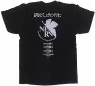 初号機＆NERVロゴ ありがとうエヴァンゲリオン Tシャツ ブラック Lサイズ 「シン・エヴァンゲリオン劇場版：|| 」 ありがとう、エヴァンゲリオンフェア in アニメイト
