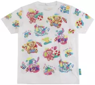 Set T-Shirt White Unisex LL Size "Duffy's Sunny Fan" Tokyo DisneySea Limited