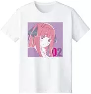 中野二乃 lette-graph Tシャツ ホワイト メンズLサイズ 「五等分の花嫁」
