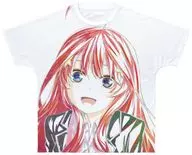 中野五月 Ani-Art 第3弾 フルグラフィックTシャツ ホワイト ユニセックス XLサイズ 「五等分の花嫁∬」