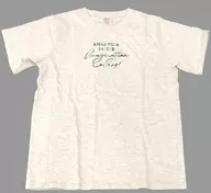 Rena Ueda Embroidered T-Shirt Oatmeal M size "1st LIVE Imagination Colors"