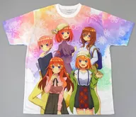 Gathered Full Graphic T-Shirt Full Color L Size "The Quintessential Quintuplets ∬"