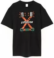 Katsuki Bakugo Oversized T-Shirt Black Unisex XL Size "MY HERO ACADEMIA"