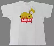 SLEEPING Pikachu UNISEX TEE blanco tamaño M "Pokémon x LEVI'S"