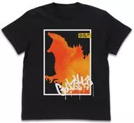 Godzilla Silhouette T-Shirt Black L Size "Godzilla S. P "