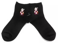 Nezuko Kamado original bordadas medias negras 22-24 cm "Kimetsu no Yaiba x Kutsushitaya"
