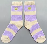 Ai Bifu "ME TIME" Room Wear Knit Striped Socks Lavender 22 ~ 24 cm "Utano Prince Sama ♪" SHINING STORE 2020 Goods