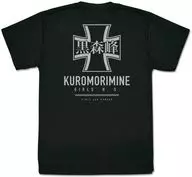 Kuromori Minejo Gakuen Dry T-Shirt Black L Size "GIRLS & PANZER Final Chapter"